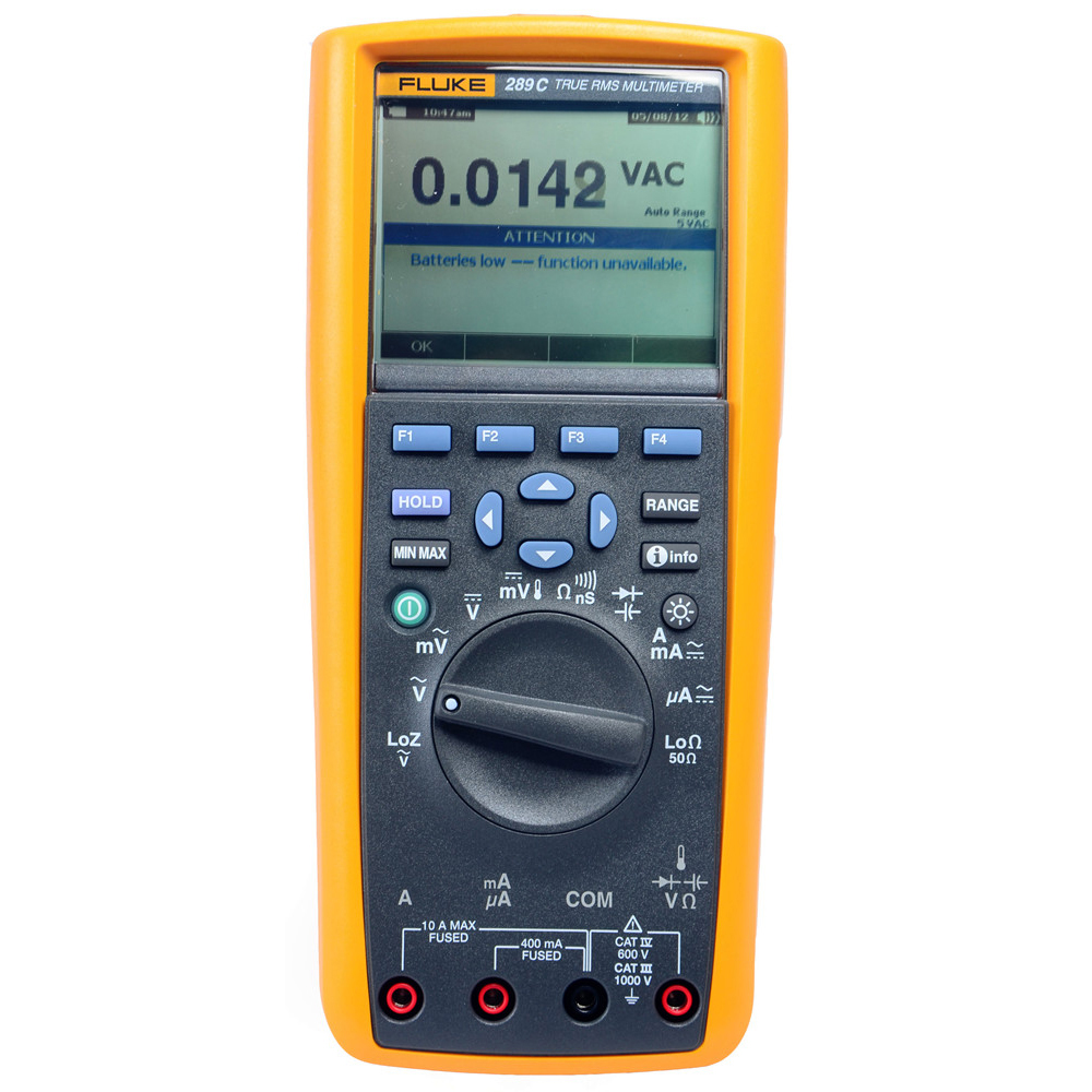 福禄克Fluke 289C 真有效值工业用记录万用表