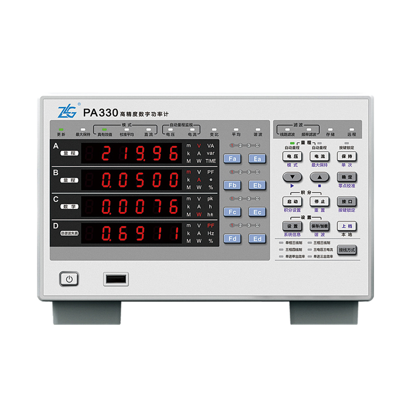 广州致远 PA333H 三相数字功率计 1000V，50A 三通道